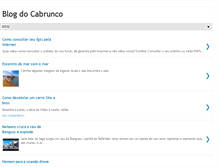 Tablet Screenshot of cabruncoblog.com